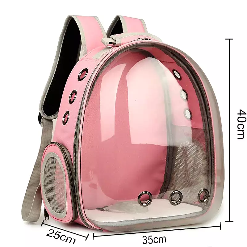 Free shipping Cat bag Breathable Portable Pet Carrier Bag Outdoor Travel backpack for cat and dog Transparent Space pet Backpack