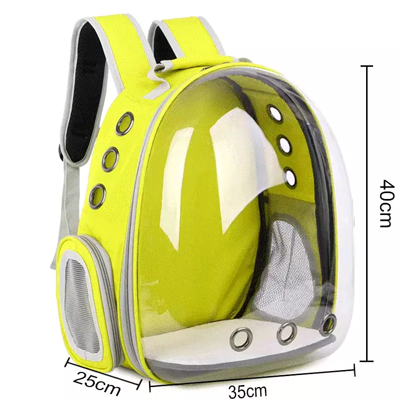 Free shipping Cat bag Breathable Portable Pet Carrier Bag Outdoor Travel backpack for cat and dog Transparent Space pet Backpack