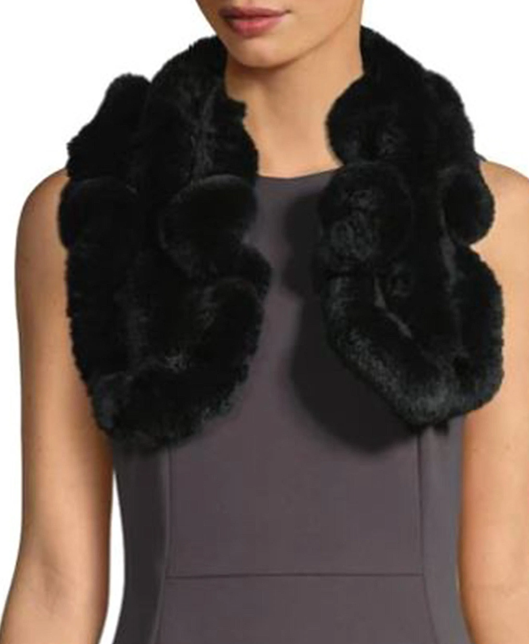 Fur Pull Thru Scarf