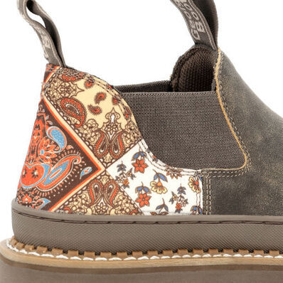 Georgia Women's Distressed Patchwork Romeo in Curry