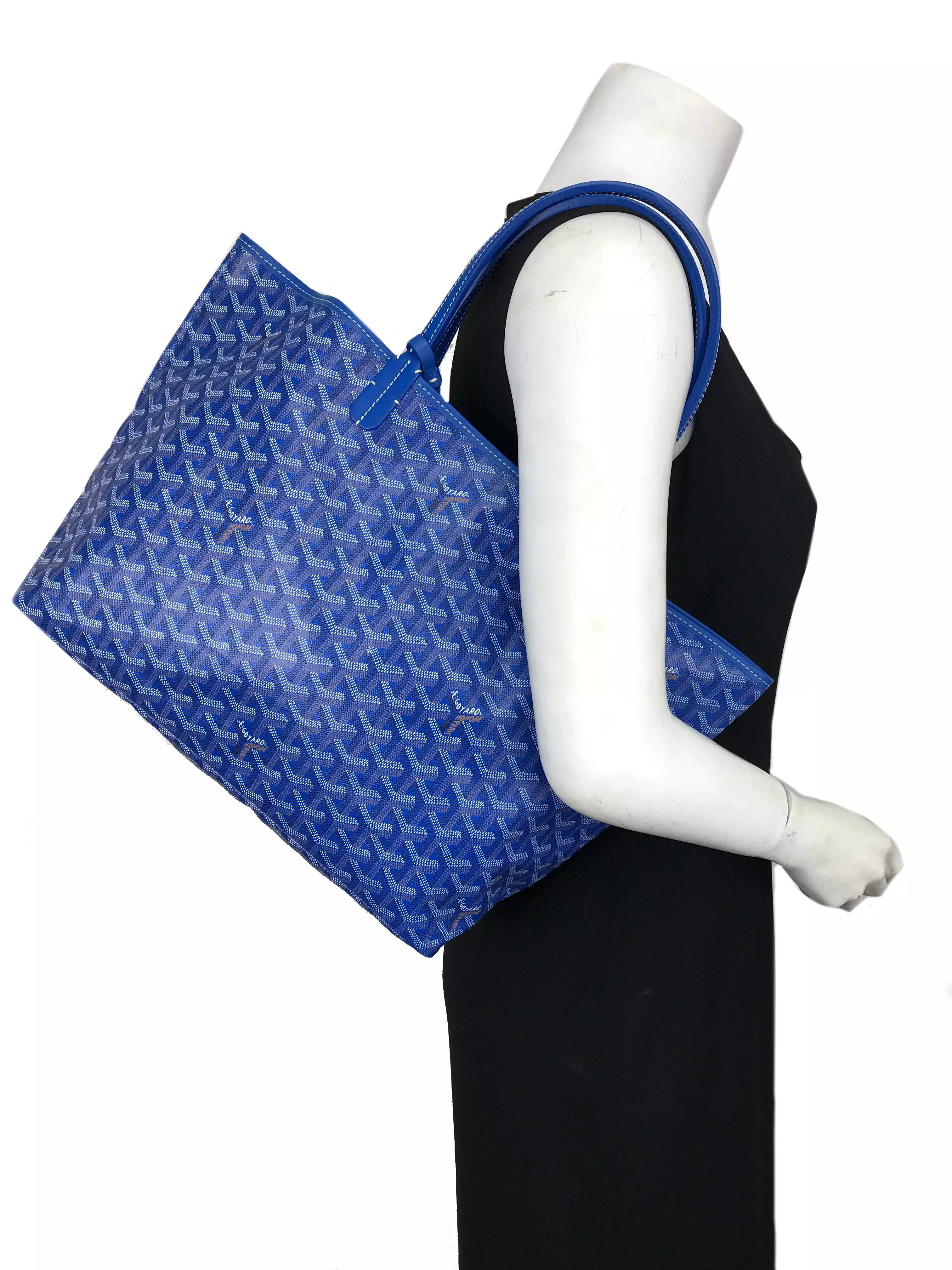 Goyard Chevron St. Louis PM Tote Bag