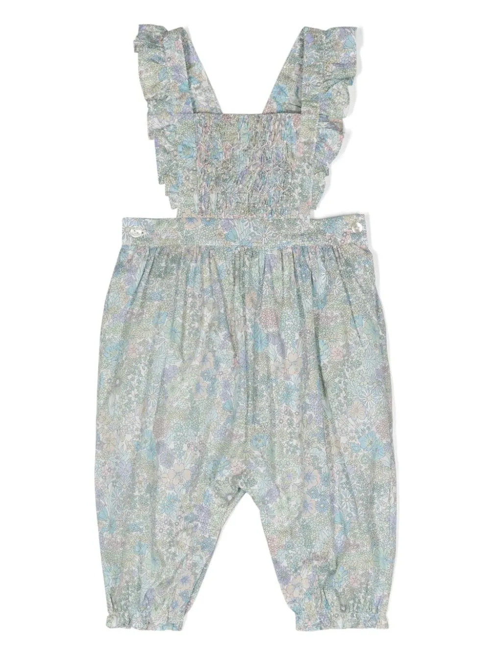 Green Liberty Fabric Dungarees