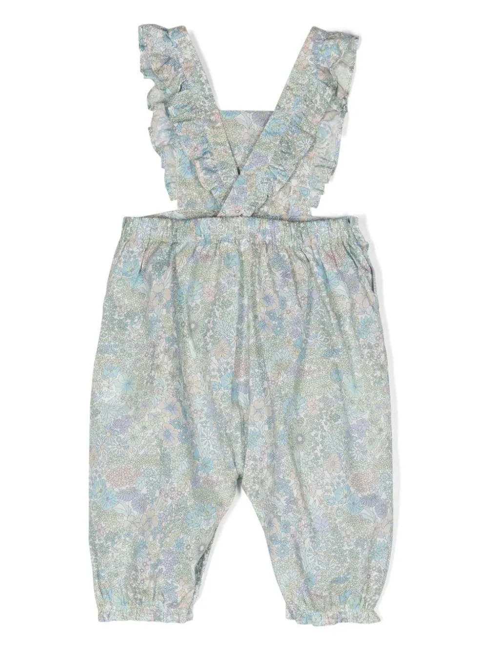 Green Liberty Fabric Dungarees