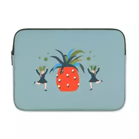 Green Pineapple Graphic Laptop Sleeves 13 15 inch Cases Protective Covers Handbags Square Pouches Designer Artist Prints Cute Li