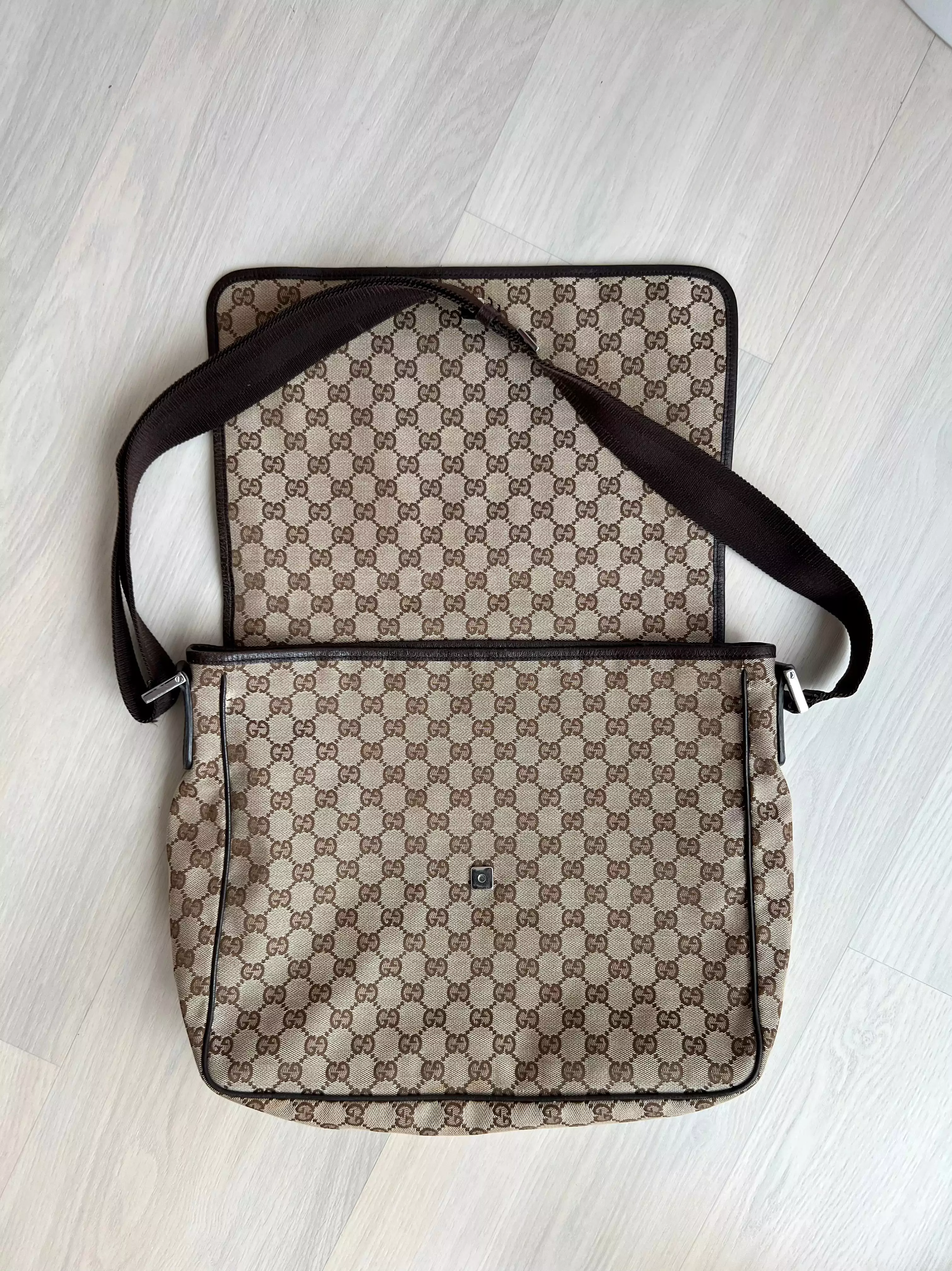 Gucci GG monogram messenger bag