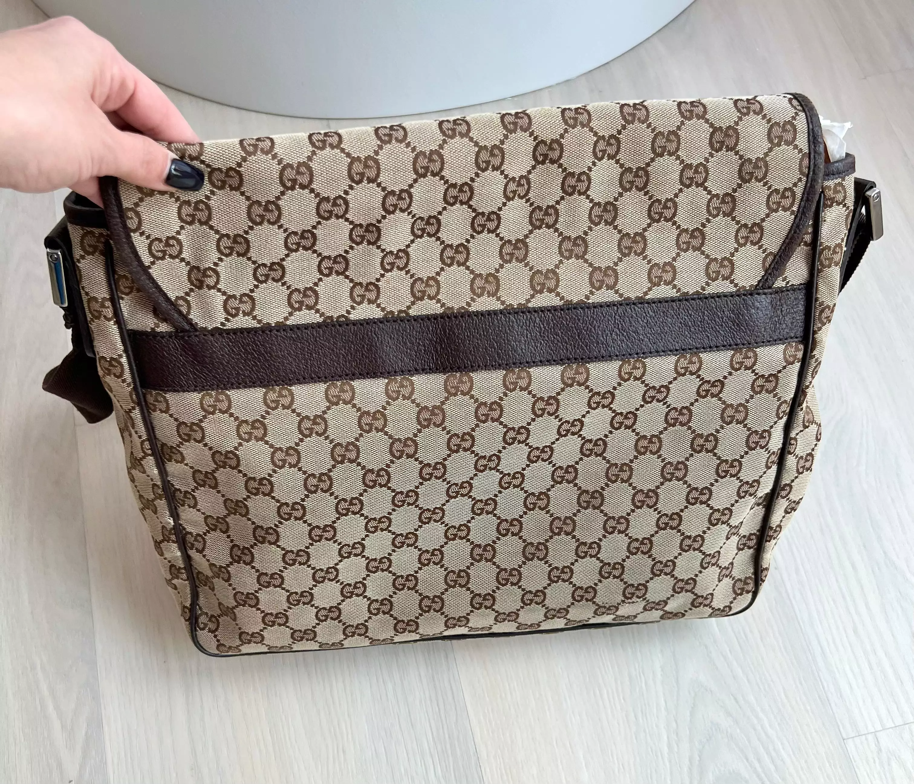 Gucci GG monogram messenger bag