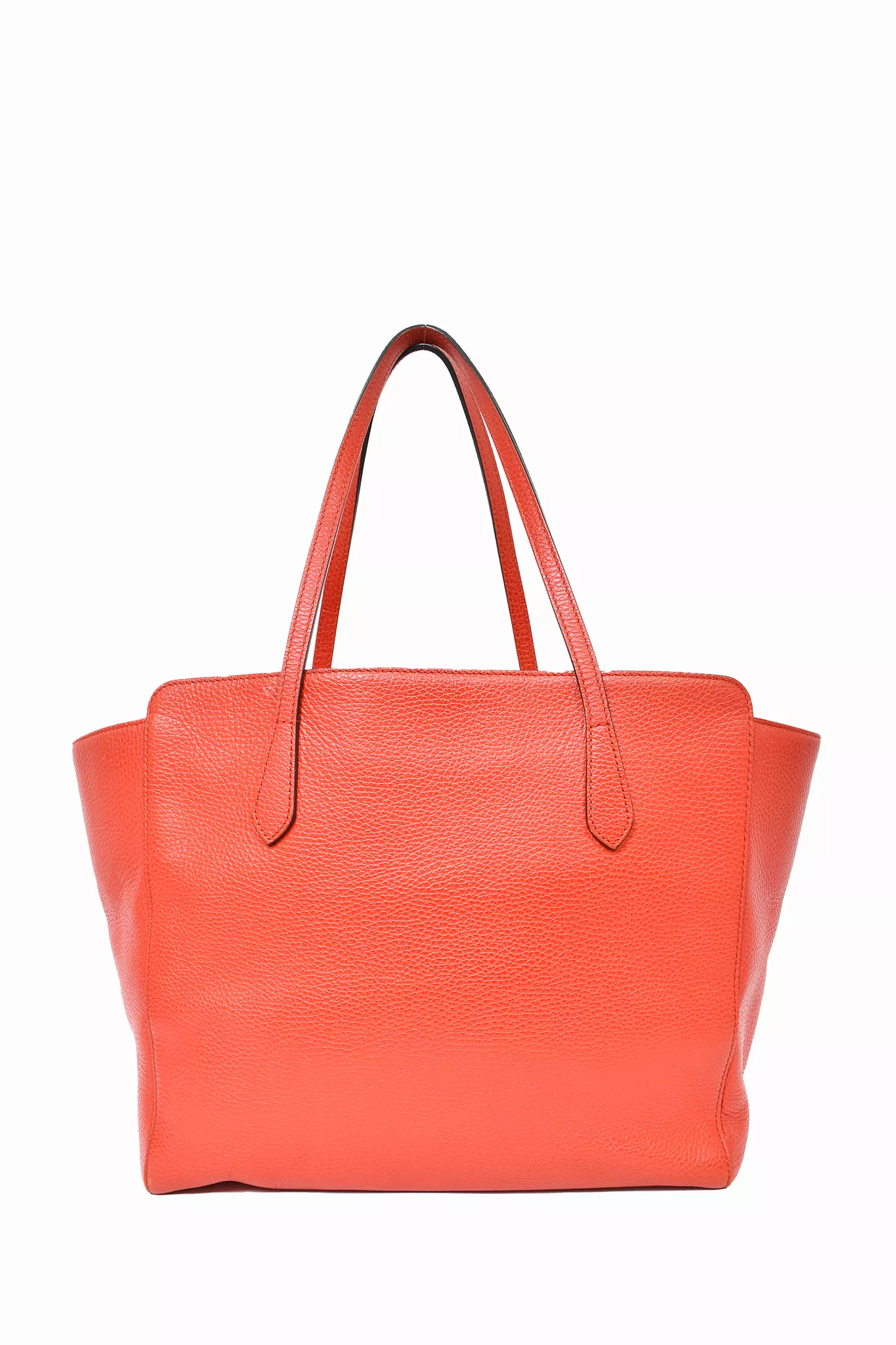 Gucci Red Pebbled Leather Tote