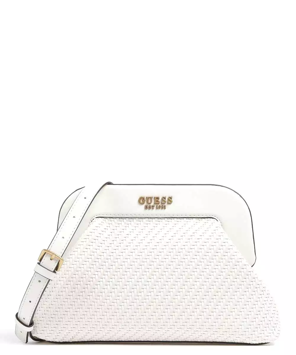 GUESS Abey White Crossbody Bag