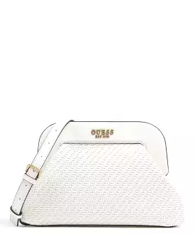 GUESS Abey White Crossbody Bag