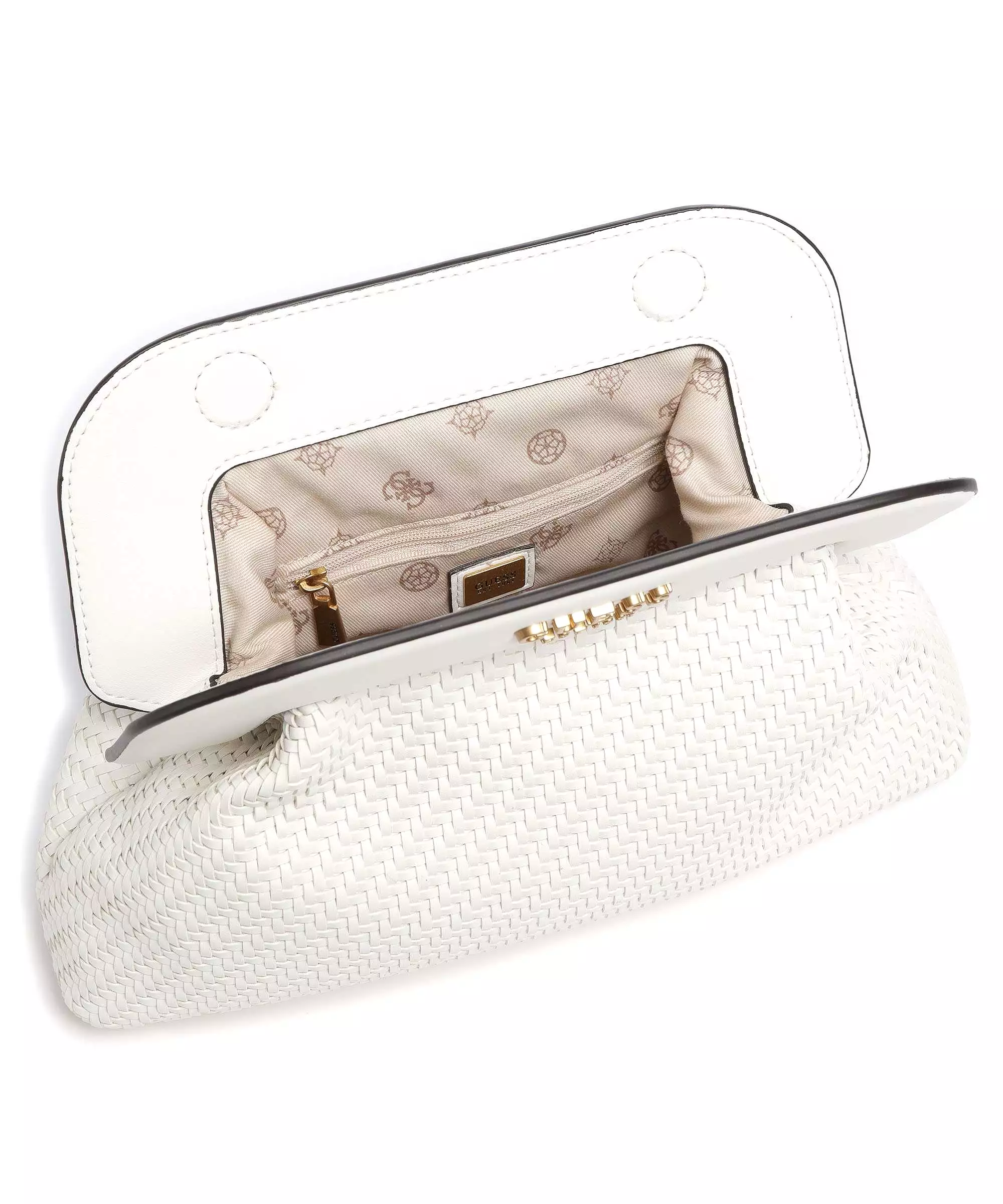 GUESS Abey White Crossbody Bag