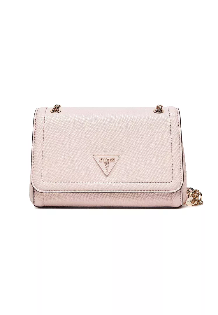 GUESS Noelle Convertible Crossbody Bag Light Rose