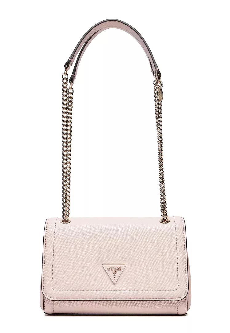 GUESS Noelle Convertible Crossbody Bag Light Rose