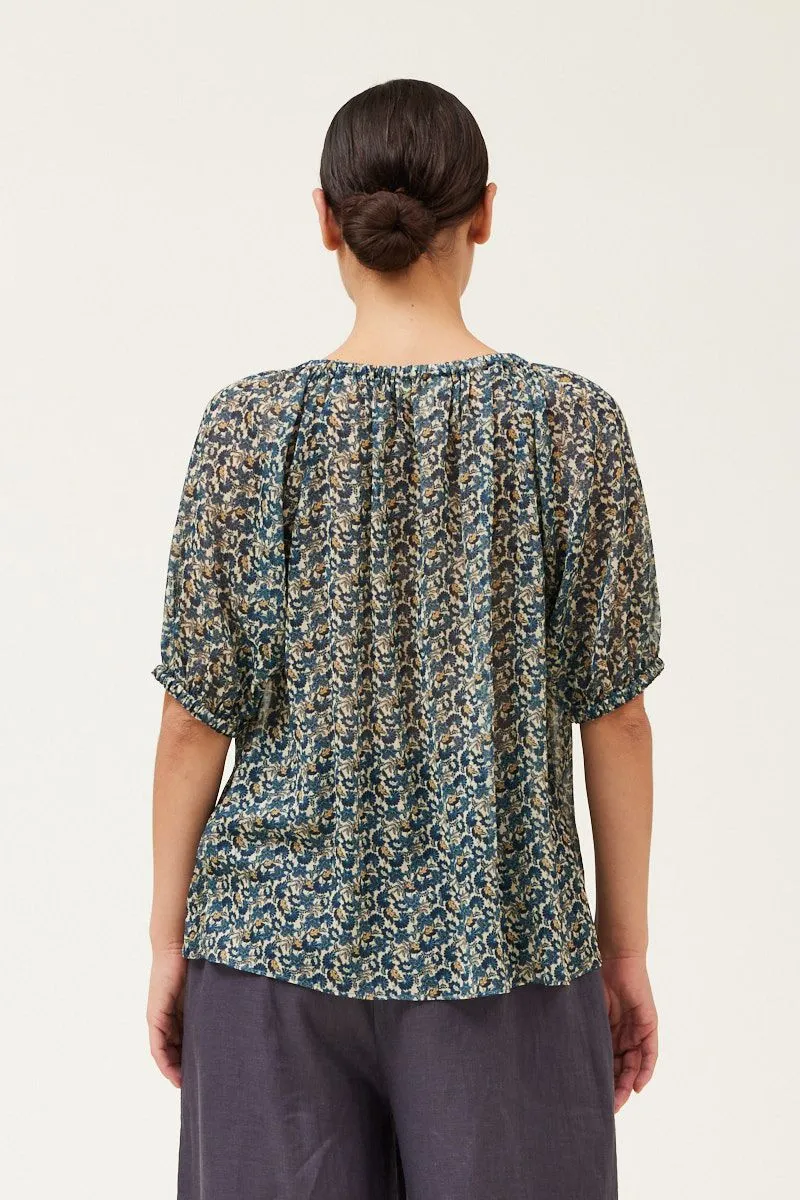 Half Sleeve Chiffon Blouse