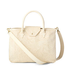 Intagliare Travel Tote :: Glitz Cream