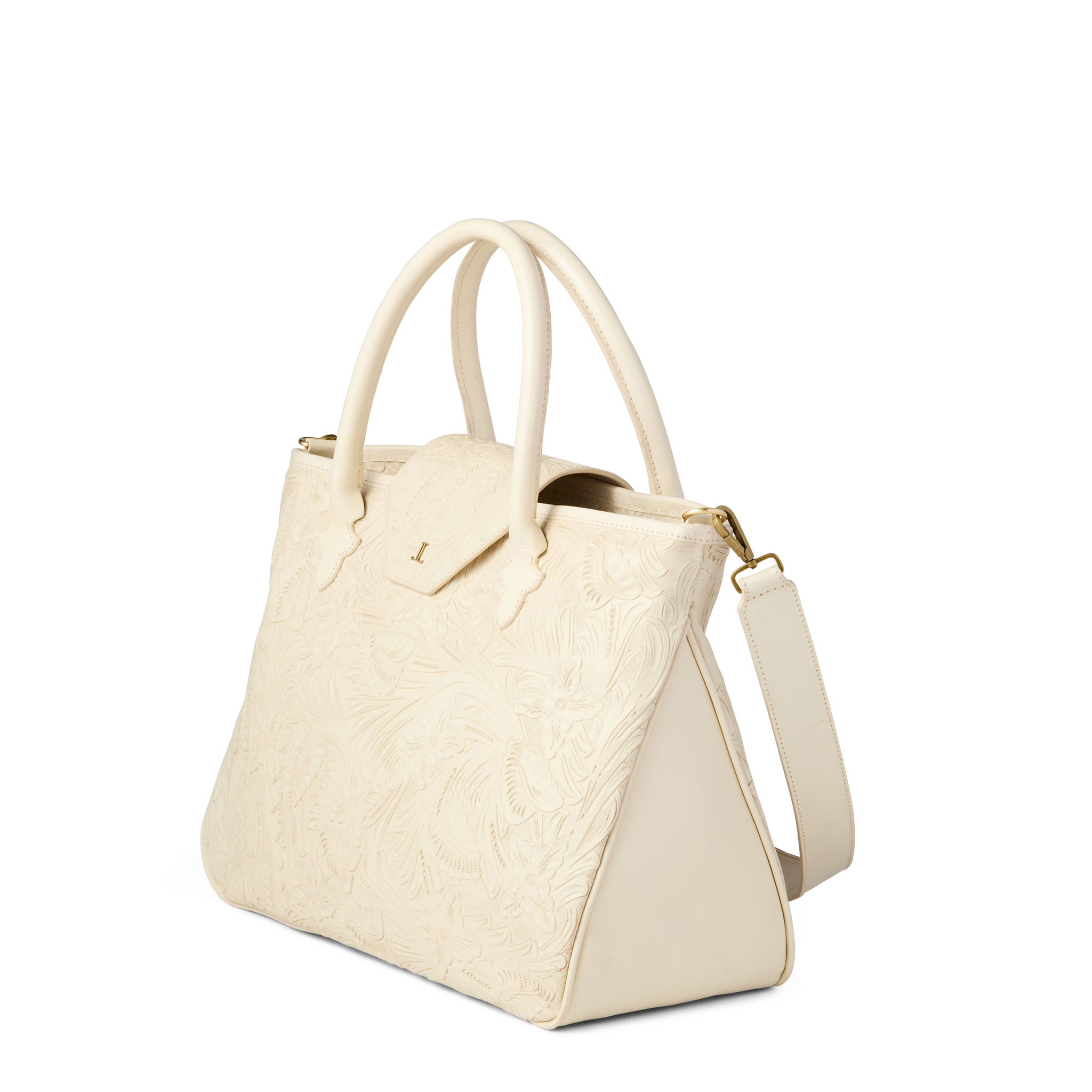 Intagliare Travel Tote :: Glitz Cream