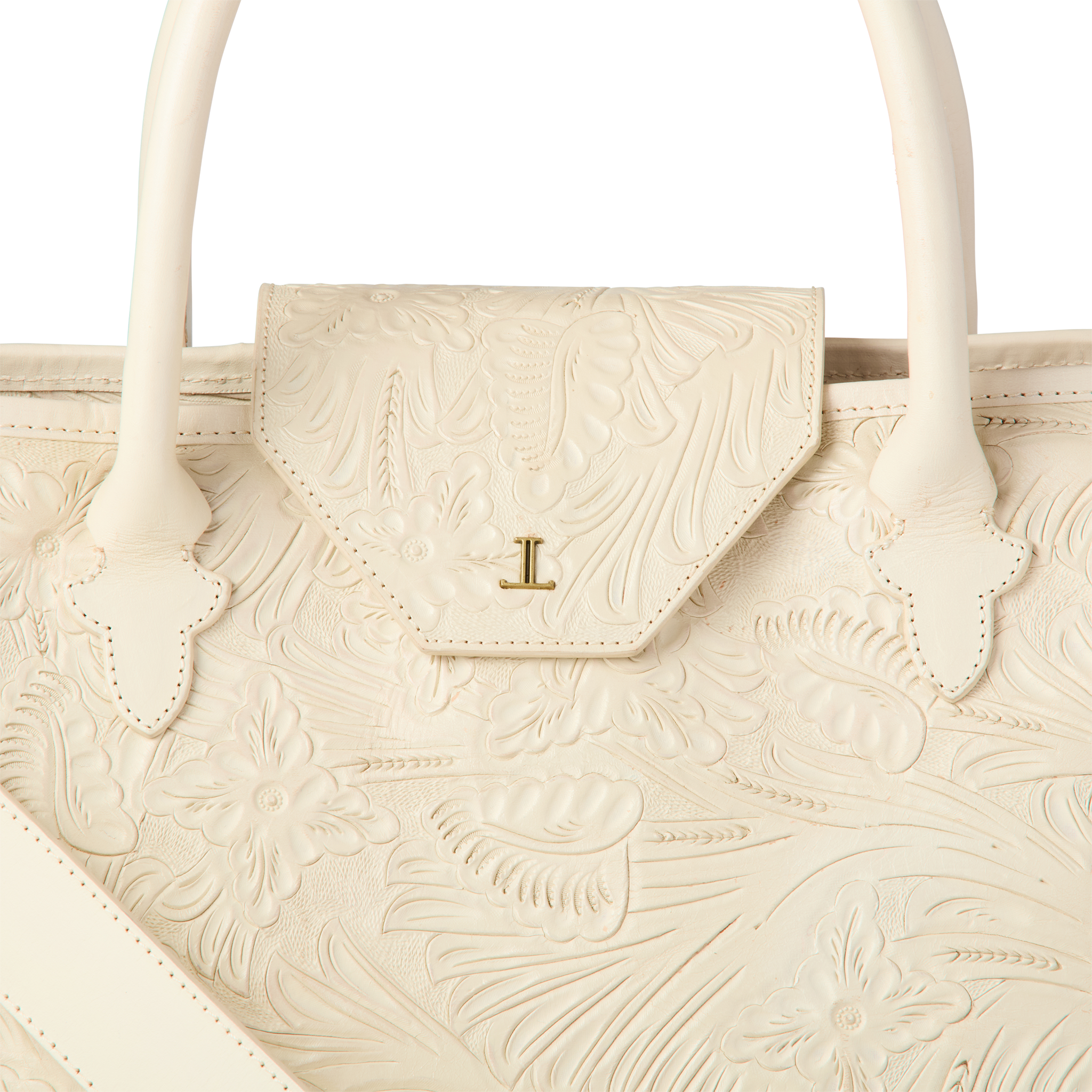 Intagliare Travel Tote :: Glitz Cream