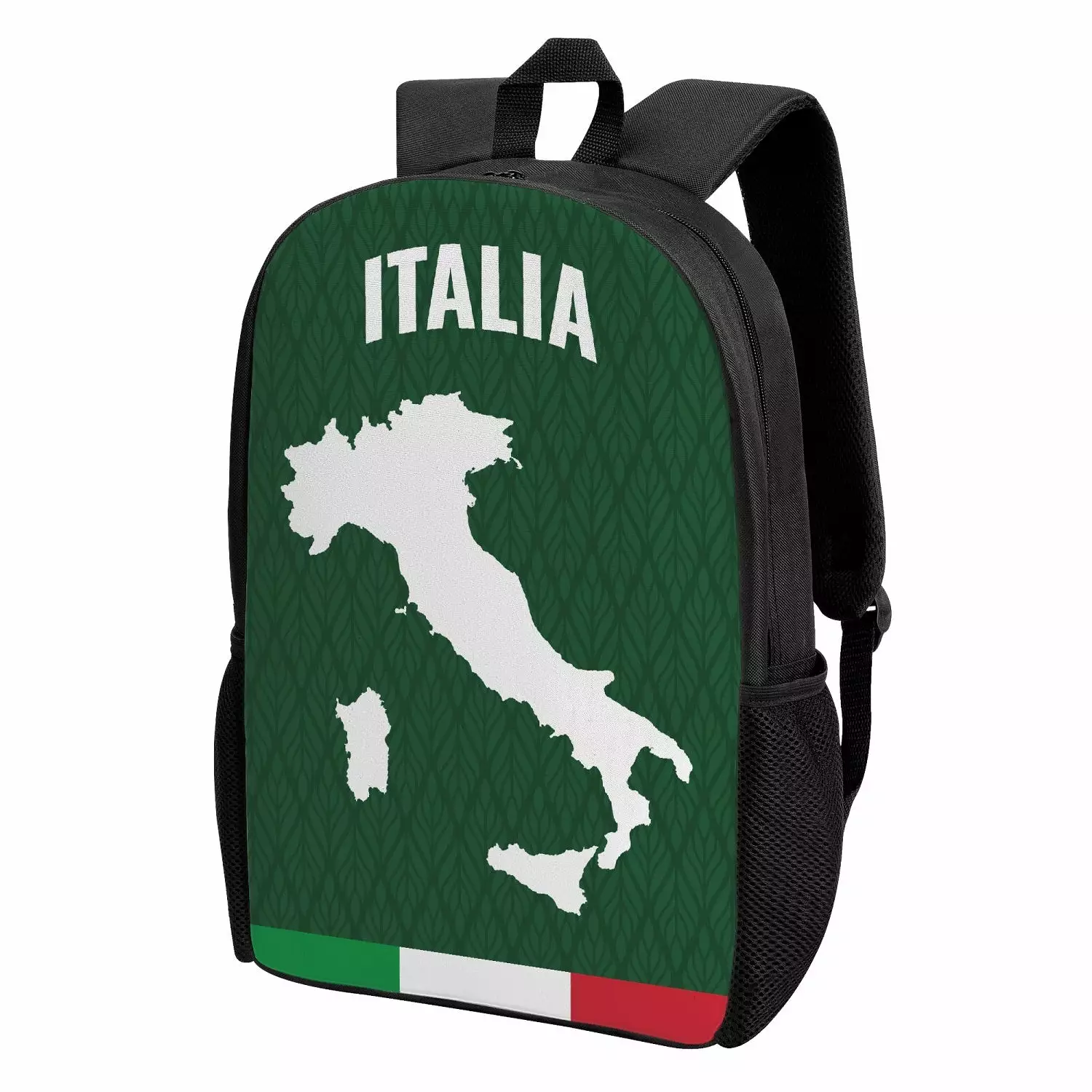 Italy School Backpack Green