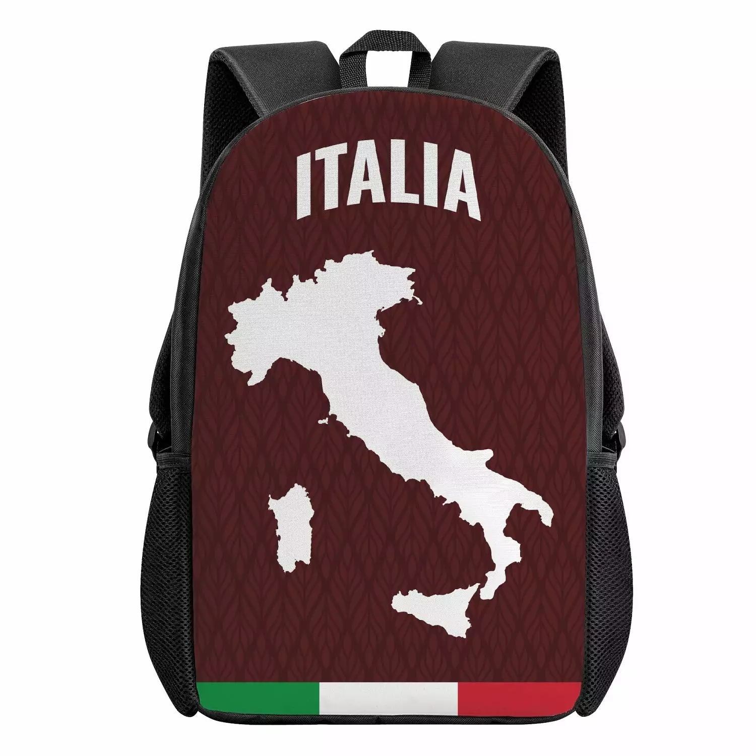 Italy School Backpack Red