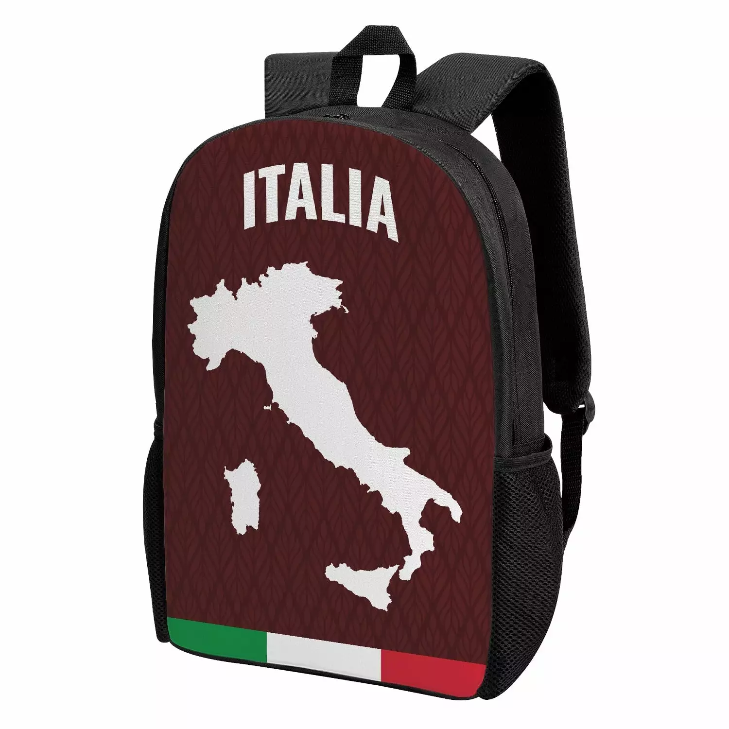 Italy School Backpack Red