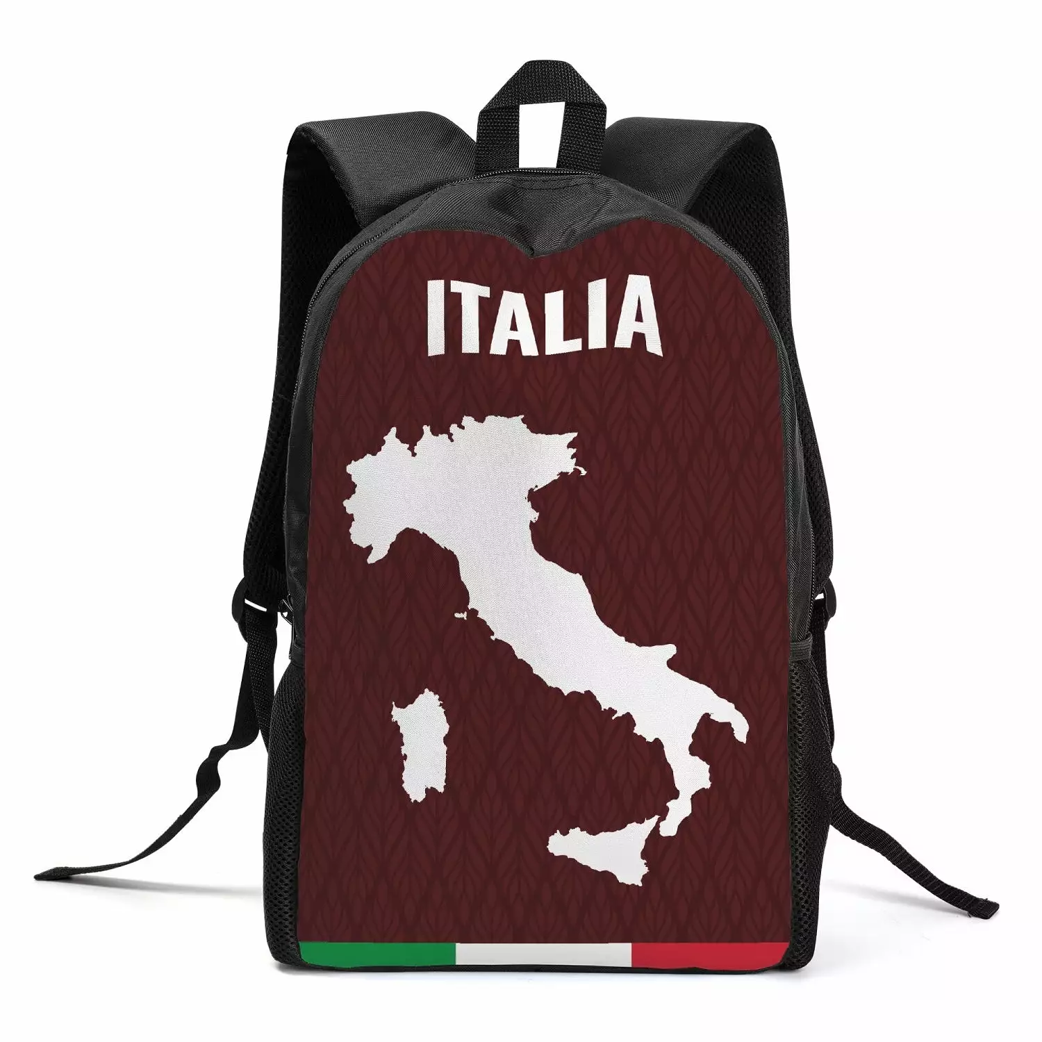 Italy School Backpack Red