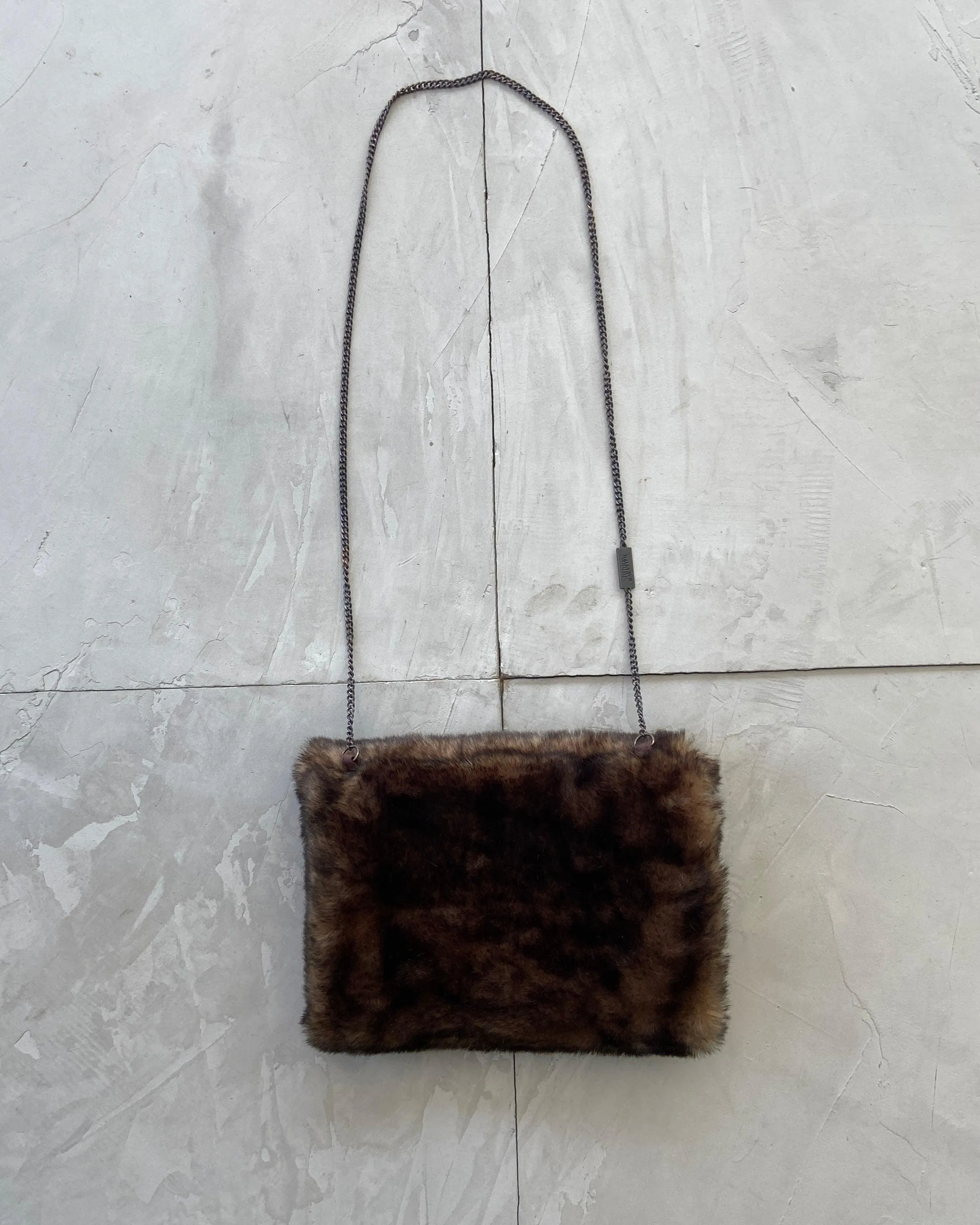 JUNIOR GAULTIER FAUX FUR 'ARM WARMER' BAG