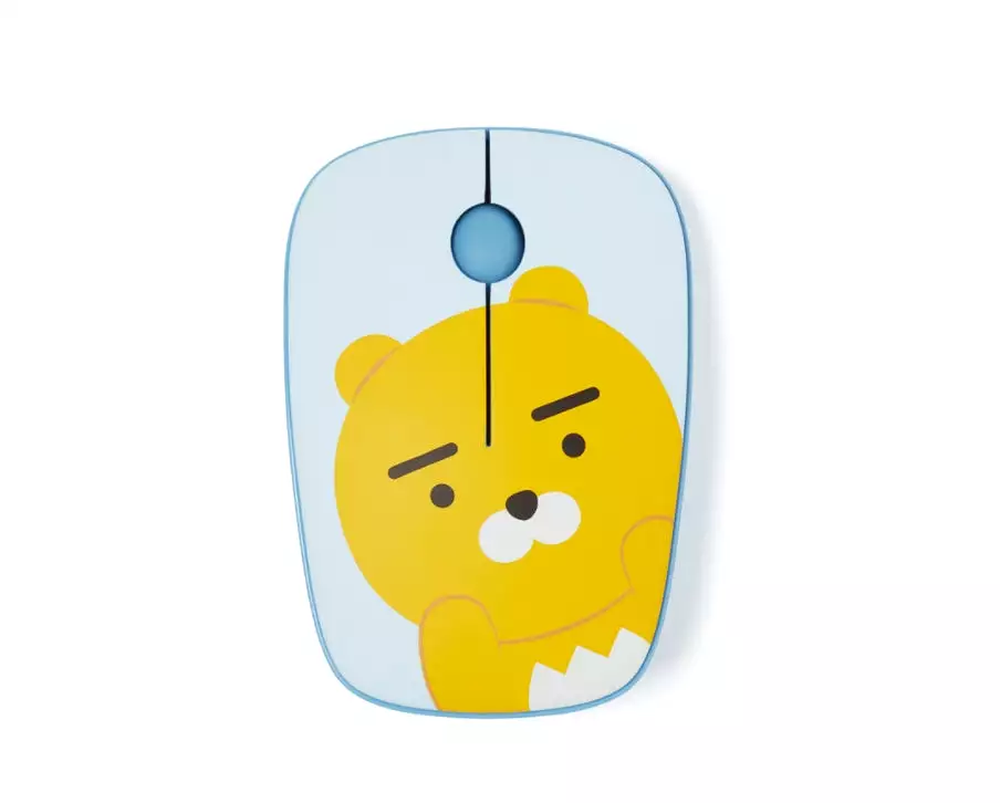 Kakao Friends Compact Wireless Mouse Ryan Office Laptop Character