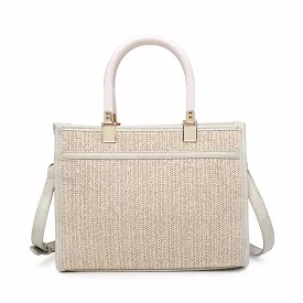 *Kaya Rattan Satchel w/ Dual Handles*