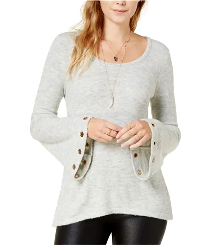 Kensie Womens Frommet Sleeve Knit Sweater