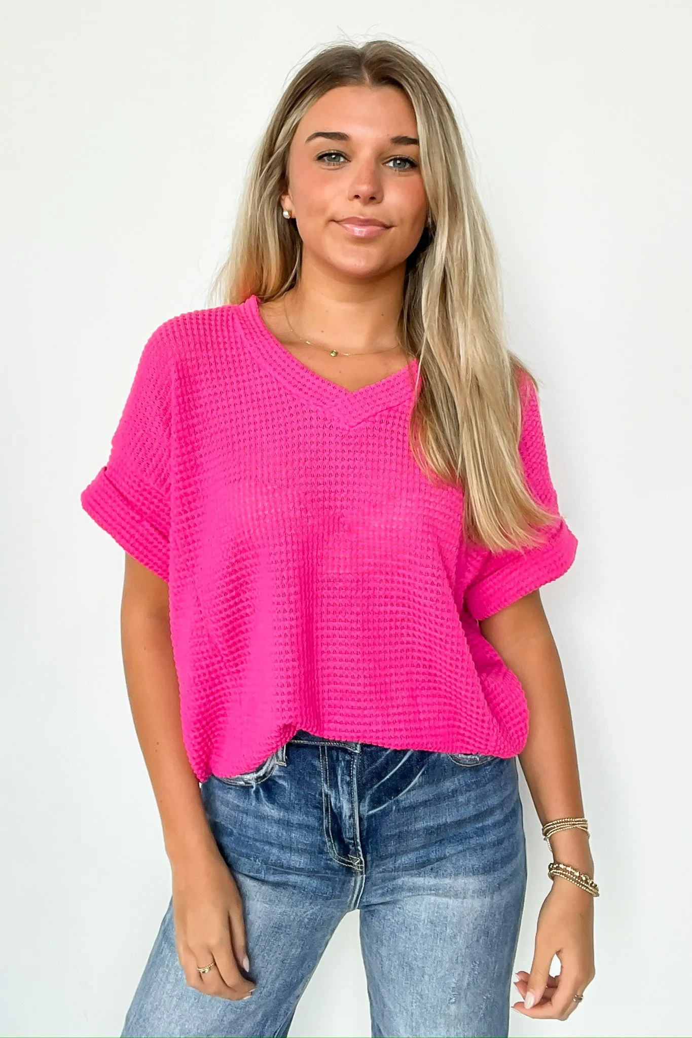 Kloie V-Neck Knit Top - FINAL SALE