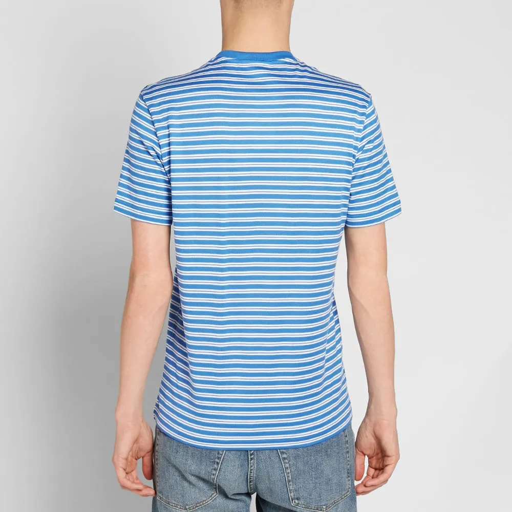 Lacoste Stripe Jersey TeeThermal Blue