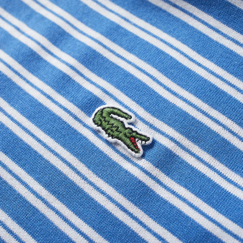 Lacoste Stripe Jersey TeeThermal Blue