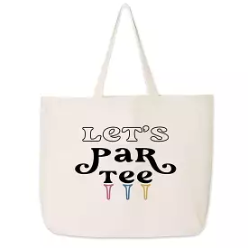 Let’s PAR-TEE Large Golf Tote Bag