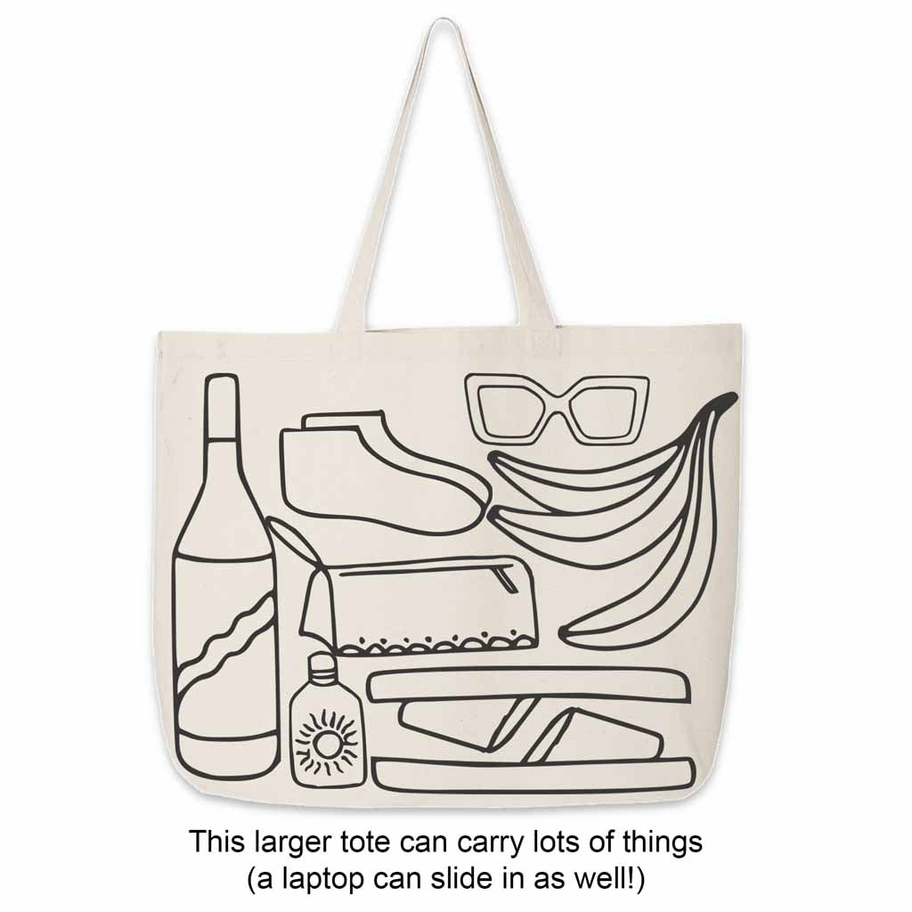 Let’s PAR-TEE Large Golf Tote Bag