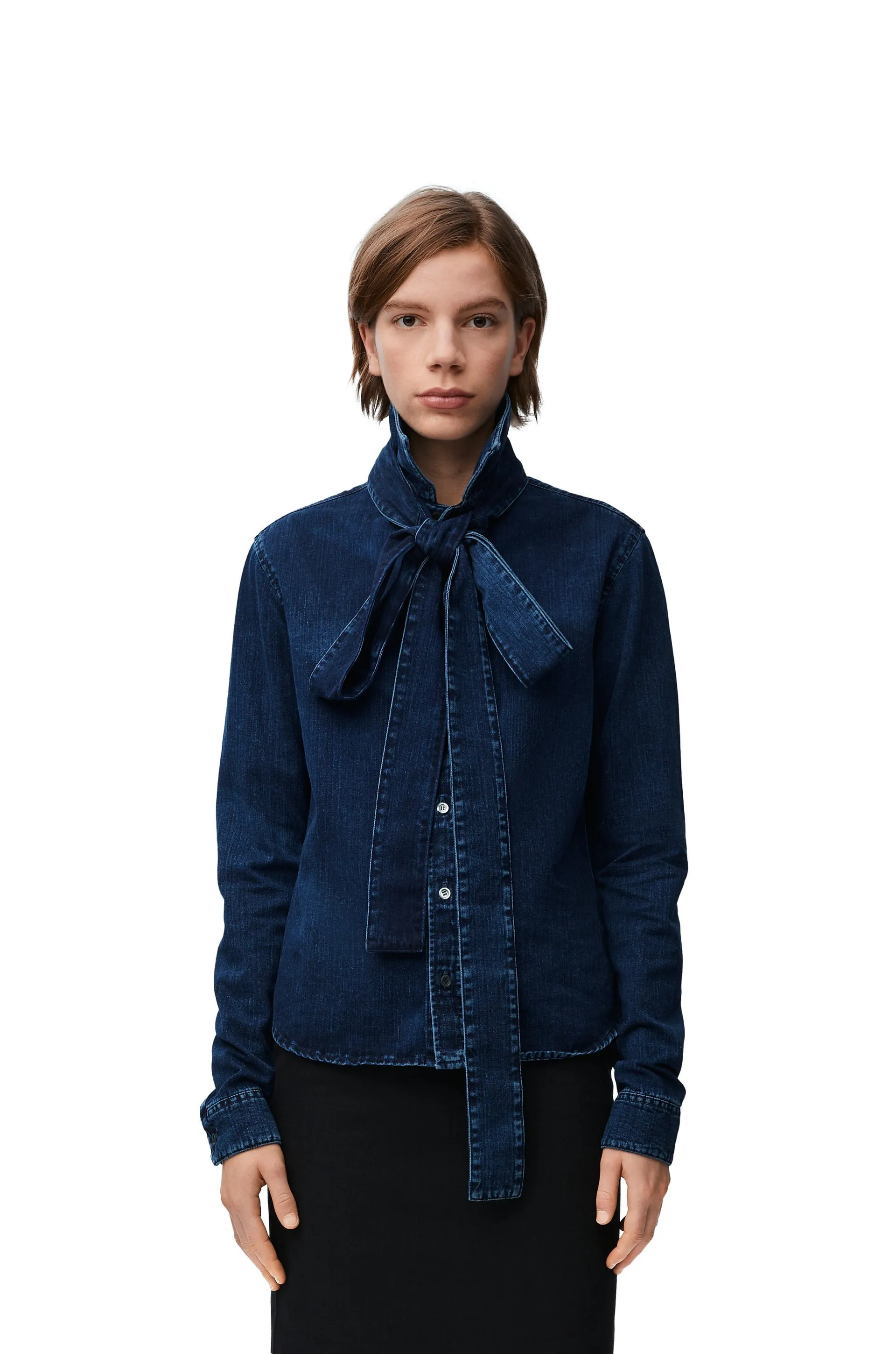 LOEWE  |Bow shirt in denim