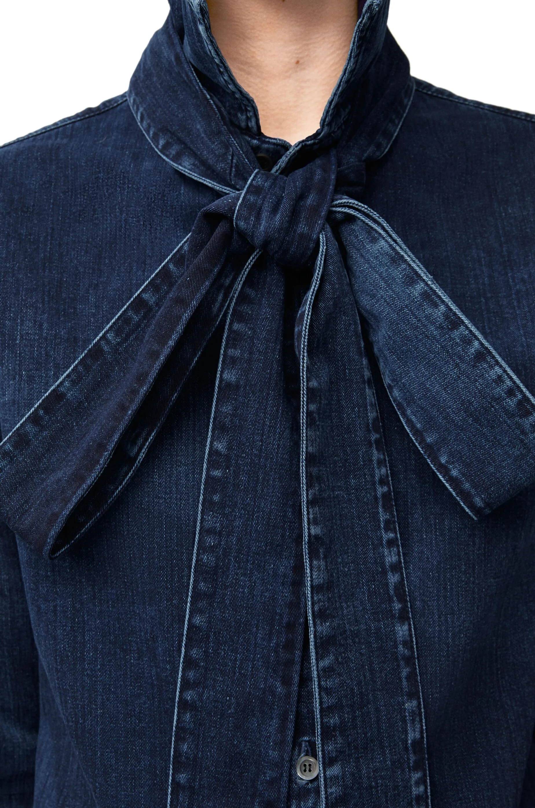 LOEWE  |Bow shirt in denim