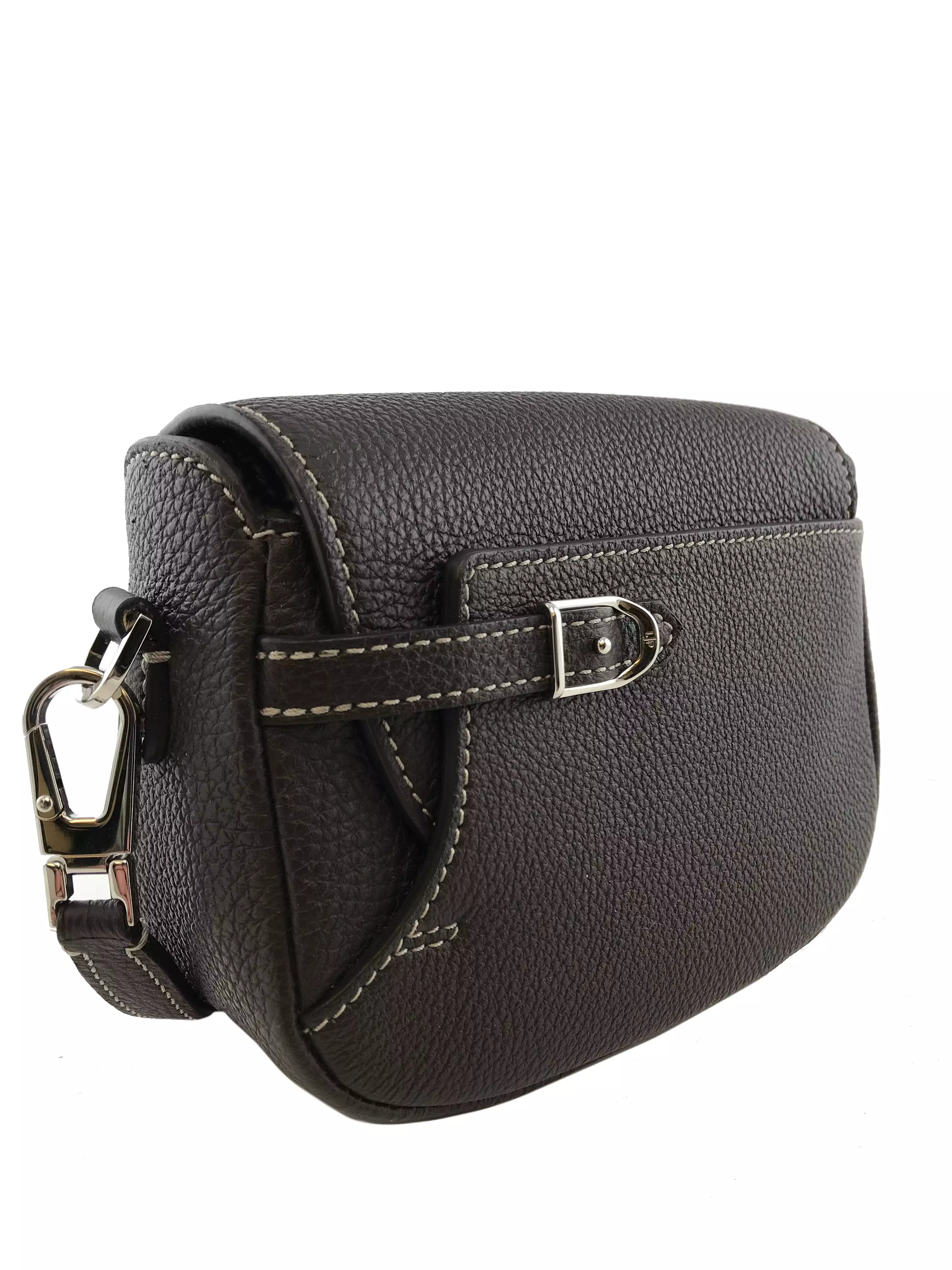 Loro Piana Mini Lune Odessa Leather Crossbody