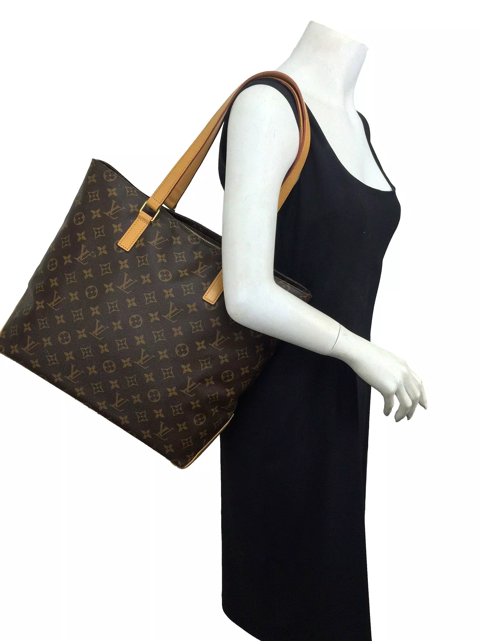 Louis Vuitton Monogram Canvas Cabas Mezzo Tote Bag