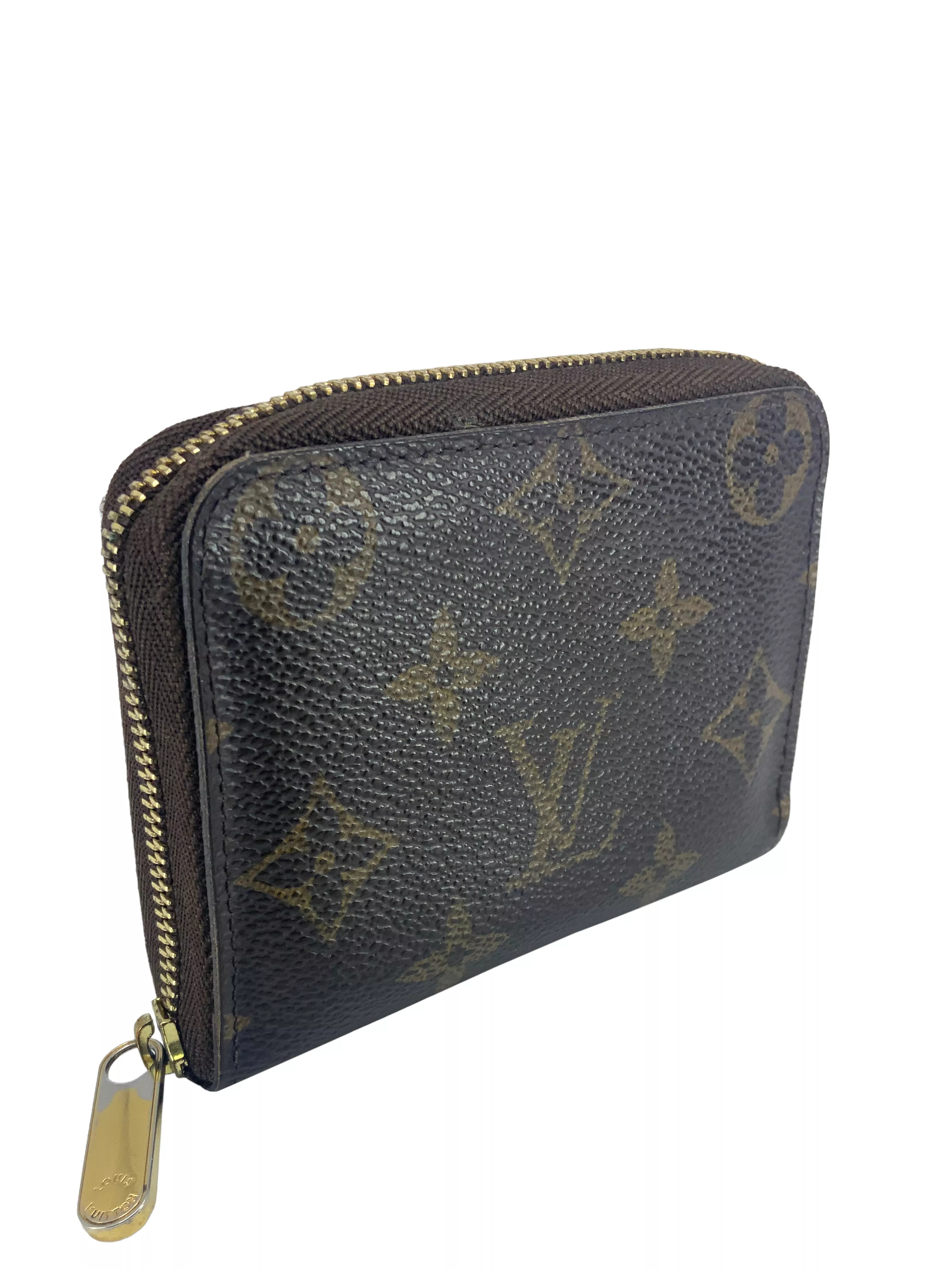 Louis Vuitton Monogram Canvas Zippy Coin Purse Wallet