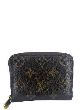 Louis Vuitton Monogram Canvas Zippy Coin Purse Wallet