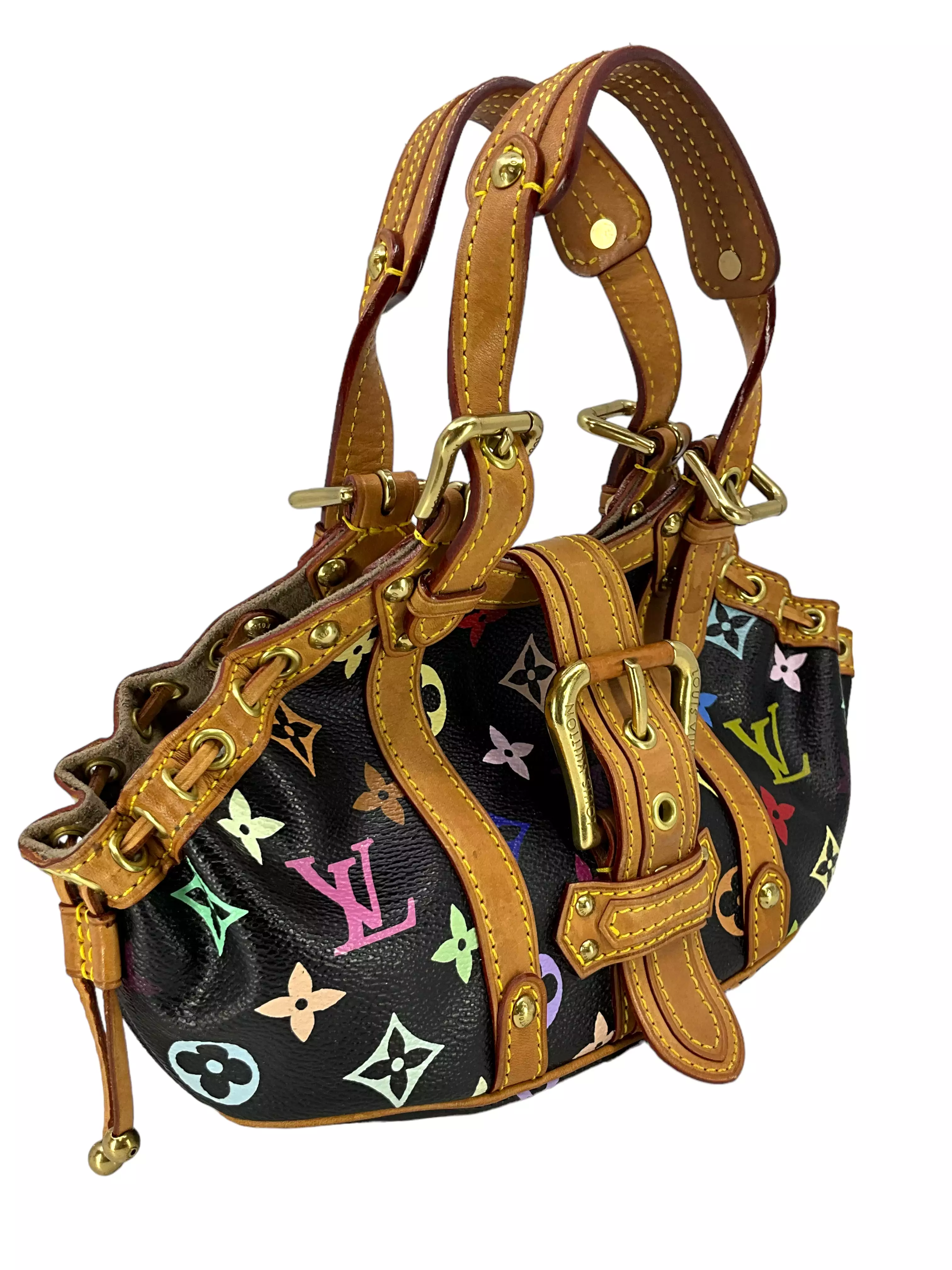 LOUIS VUITTON Monogram Multicolor Theda PM Bag