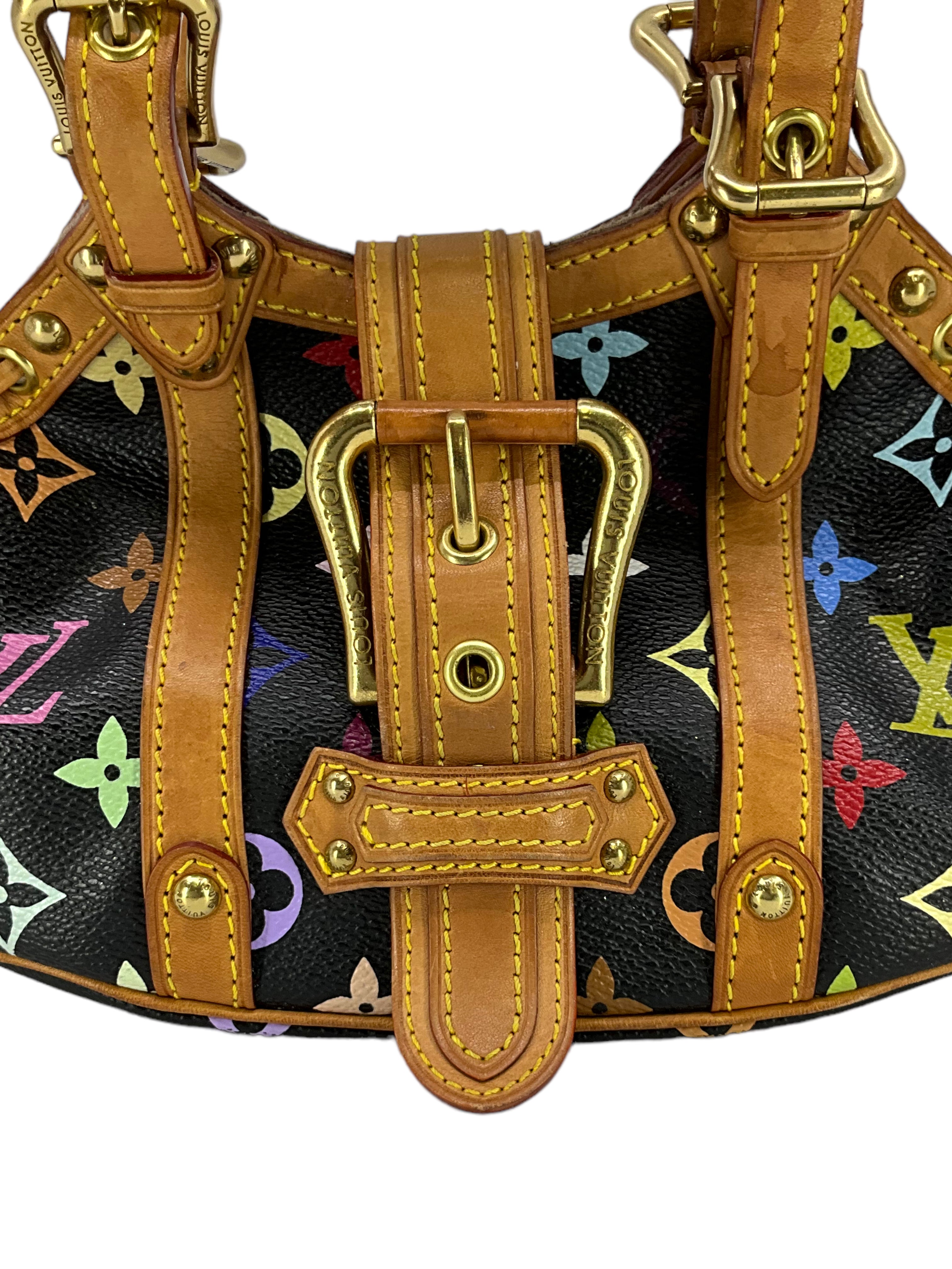 LOUIS VUITTON Monogram Multicolor Theda PM Bag