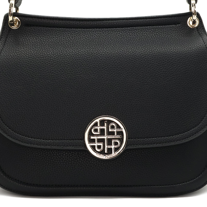 Marielle Satchel (L) Women's Bag - Black