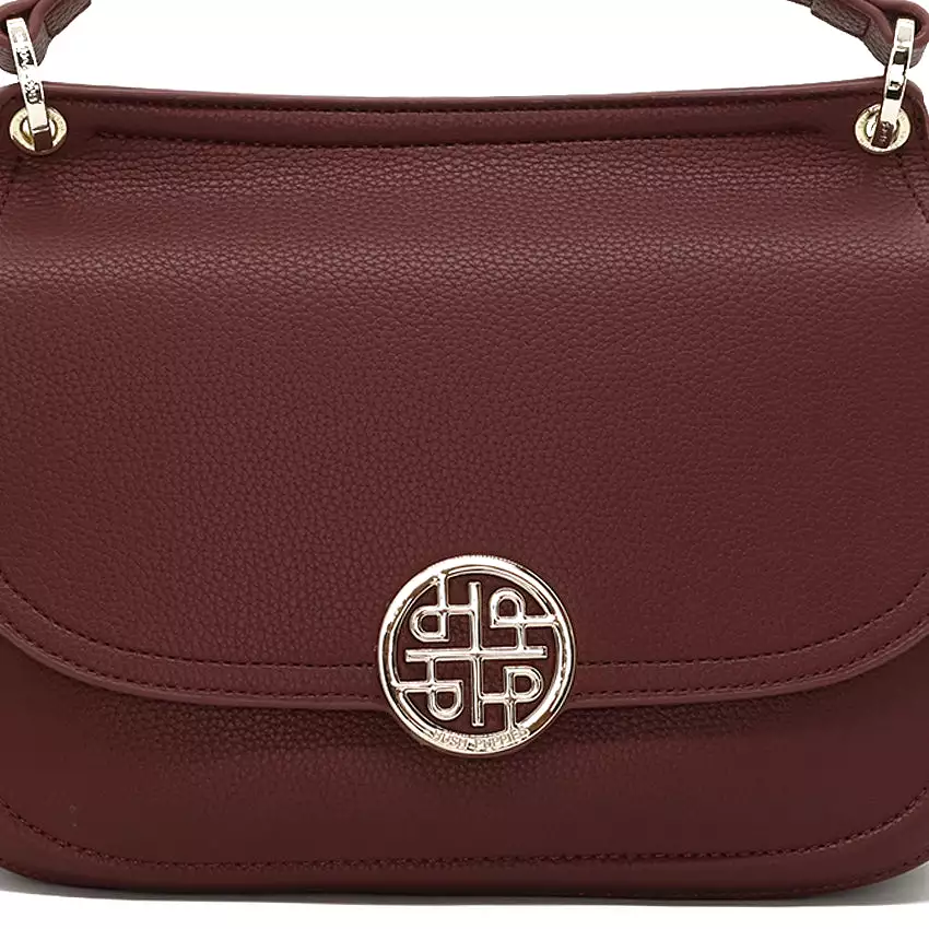 Marielle Satchel (L) Women's Bag - Wine