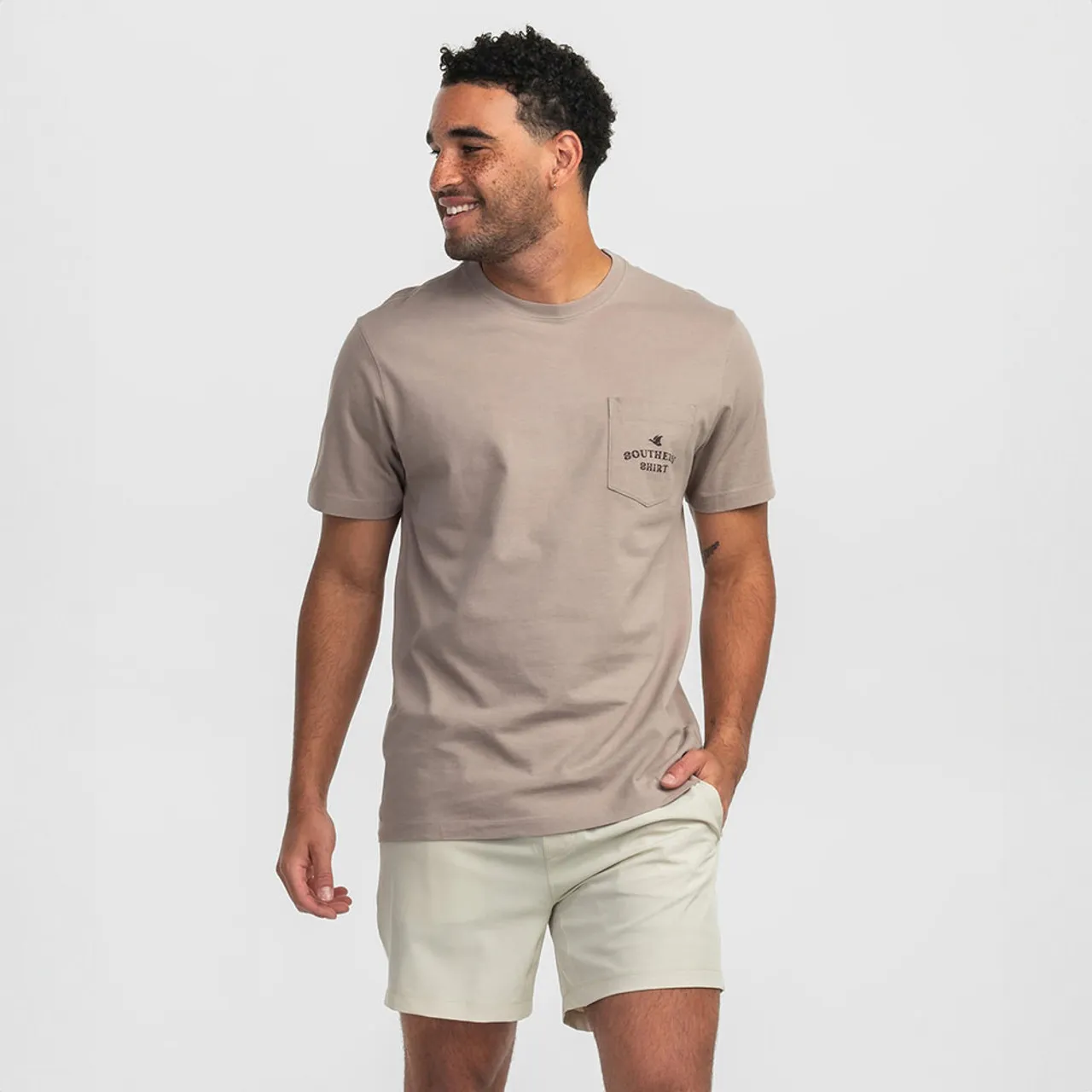 Men's Southern Shirt Seasonal Flight Short Sleeve T-Shirt - River Rock