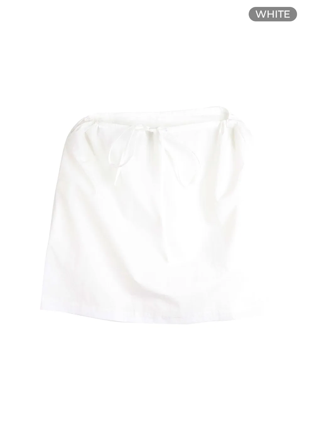 Mid Waist Drawstring Mini Skirt CM413