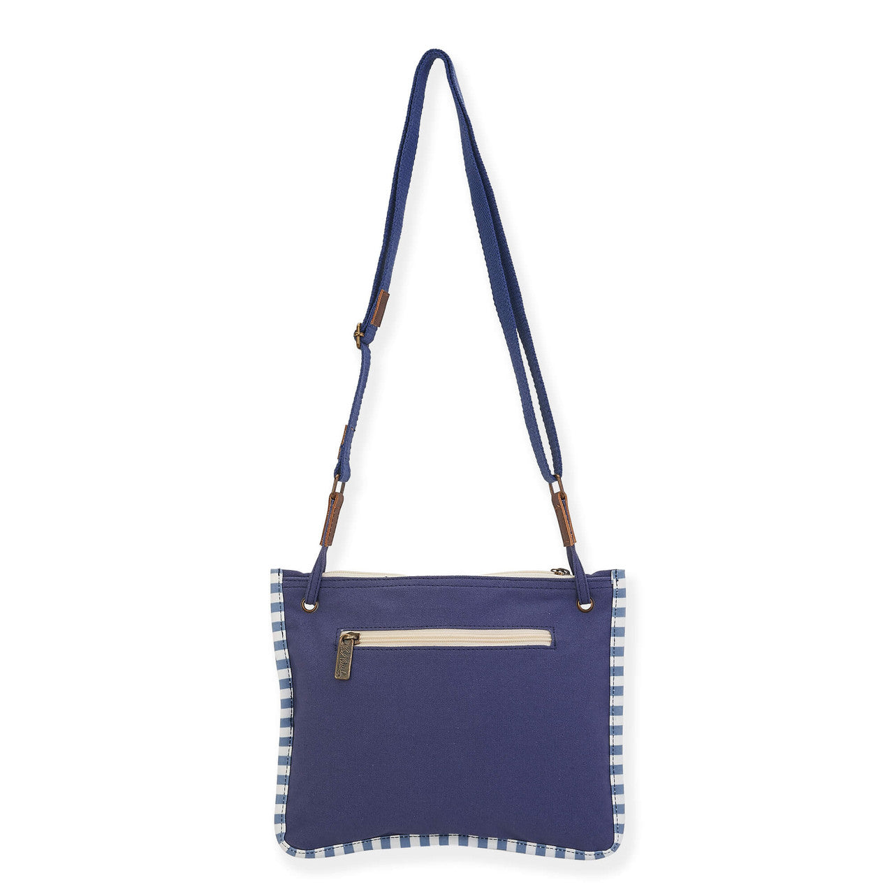 Navy Stripe Turtle Crossbody