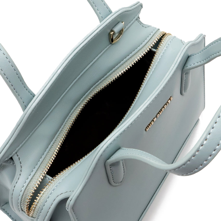 Nena Satchel (M) Women's Bag - Light Blue