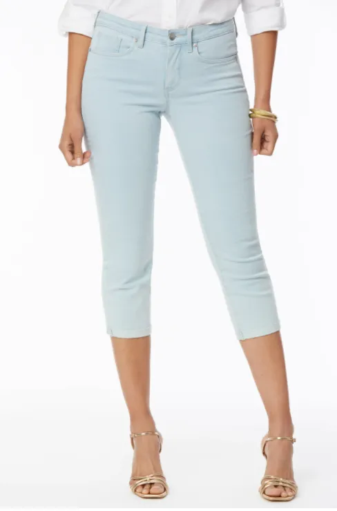 NYDJ Chloe capri jeans, raw edge SALE Sizes 0, 4