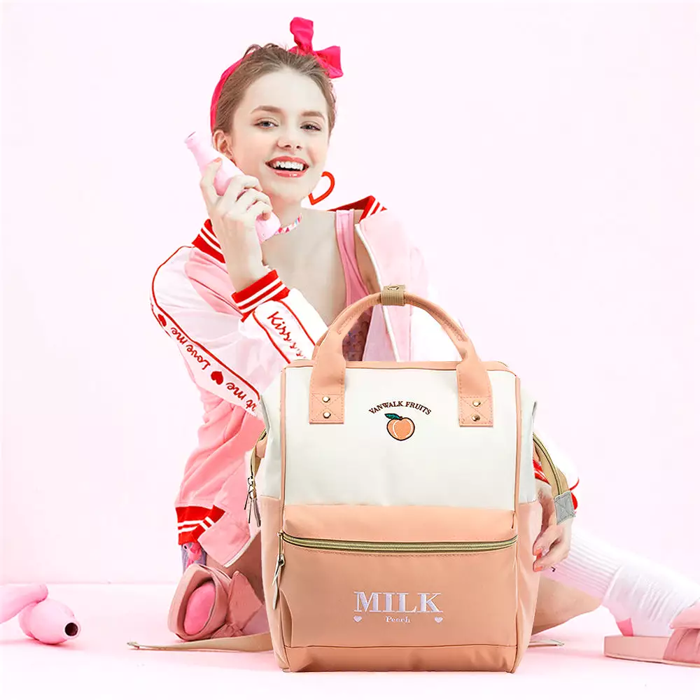 pack Cute Travel Backpack for Women Girls With Wide  Opening