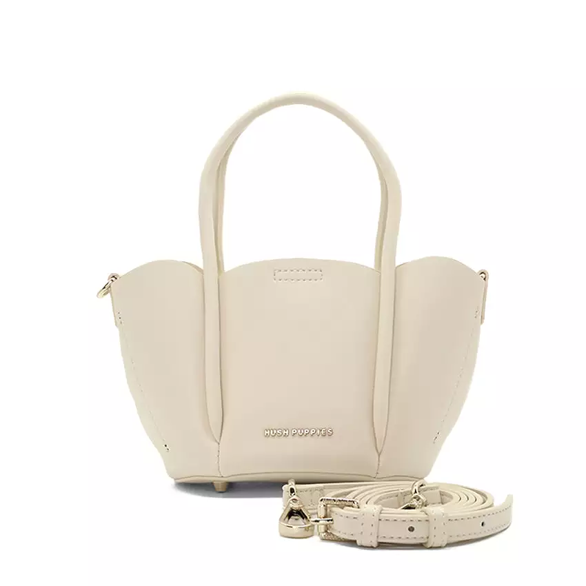 Petal Satchel (L) Women's Bag - Beige